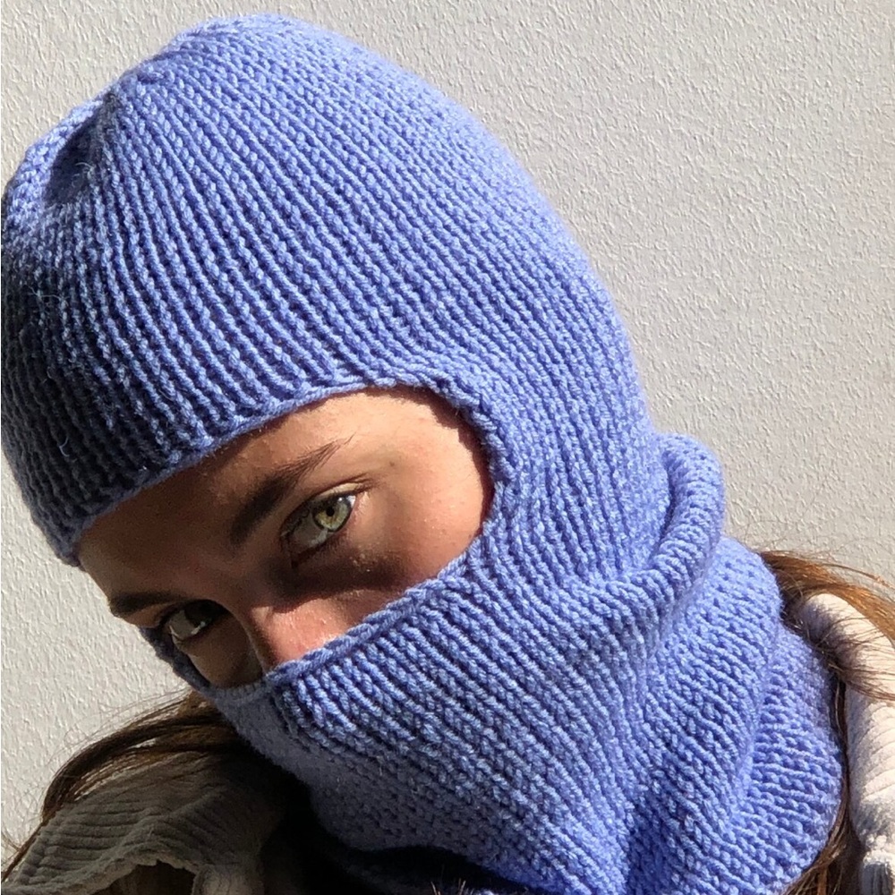 🧶handknit wool balaclava🧶